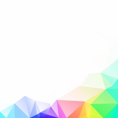 Renkli poligonal mozaik arka plan yaratıcı tasarım şablonları