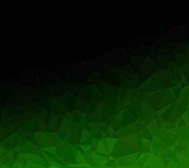 Yeşil Çokgen Mozaik Arkaplan, Yaratıcı Tasarım Şablonları