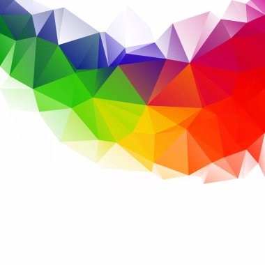 Renkli poligonal mozaik arka plan yaratıcı tasarım şablonları