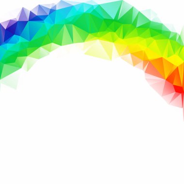 Renkli poligonal mozaik arka plan yaratıcı tasarım şablonları