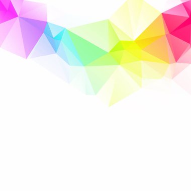 Renkli poligonal mozaik arka plan yaratıcı tasarım şablonları