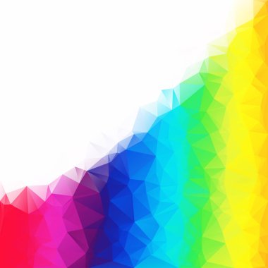 Renkli poligonal mozaik arka plan yaratıcı tasarım şablonları