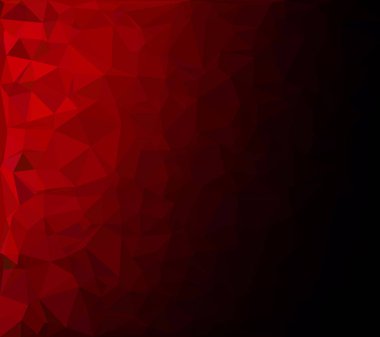 Kırmızı Çokgen Mozaik Arkaplan, Yaratıcı Tasarım Şablonları