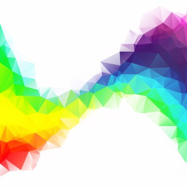 Renkli poligonal mozaik arka plan yaratıcı tasarım şablonları