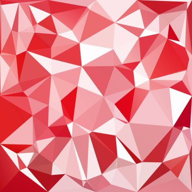 Kırmızı Çokgen Mozaik Arkaplan, Yaratıcı Tasarım Şablonları