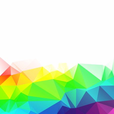 Renkli poligonal mozaik arka plan yaratıcı tasarım şablonları