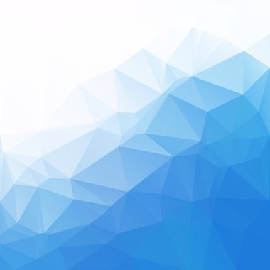 mavi çokgen mozaik arkaplan, yaratıcı tasarım şablonları