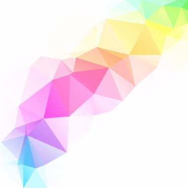 Renkli poligonal mozaik arka plan yaratıcı tasarım şablonları