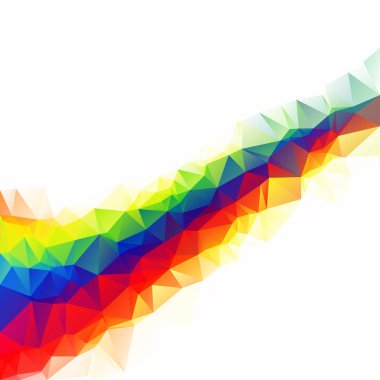Renkli poligonal mozaik arka plan yaratıcı tasarım şablonları