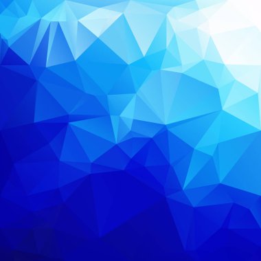 mavi çokgen mozaik arkaplan, yaratıcı tasarım şablonları