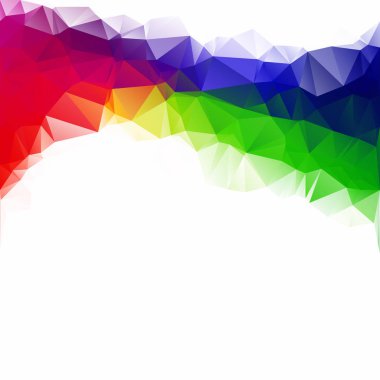 Renkli poligonal mozaik arka plan yaratıcı tasarım şablonları