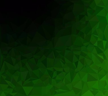 Yeşil Çokgen Mozaik Arkaplan, Yaratıcı Tasarım Şablonları