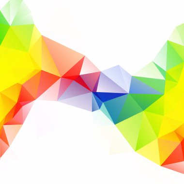 Renkli poligonal mozaik arka plan yaratıcı tasarım şablonları