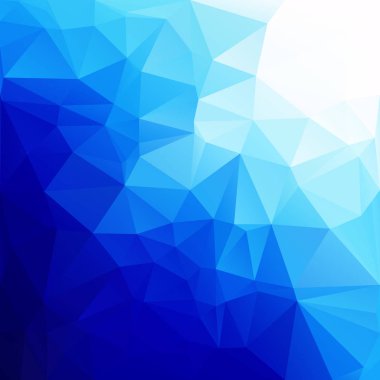 mavi çokgen mozaik arkaplan, yaratıcı tasarım şablonları