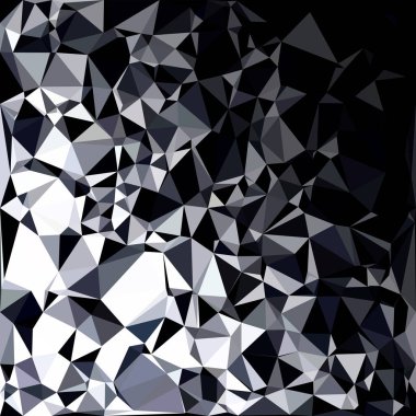 Siyah poligonal mozaik arka plan, yaratıcı tasarım şablonları