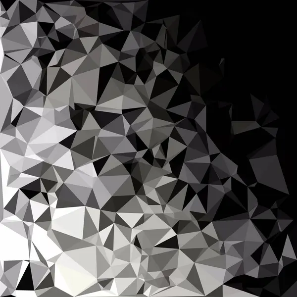 Siyah poligonal mozaik arka plan, yaratıcı tasarım şablonları