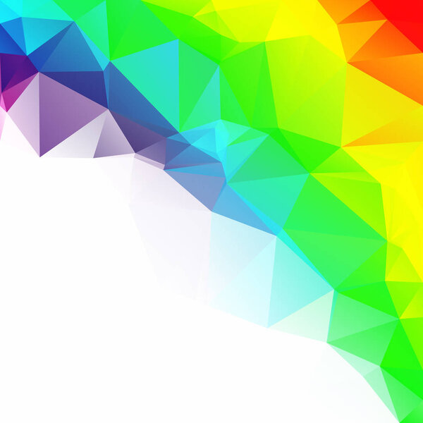Colorful Polygonal Mosaic Background, Creative Design Templates