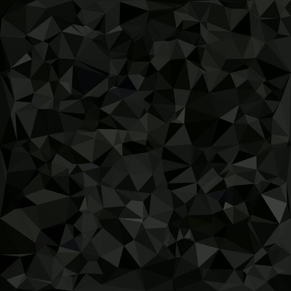 Черный многоугольный фон, креативный дизайн
