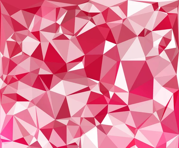 Red Polygonal Mosaic Background Creative Design Templates — Stock Vector