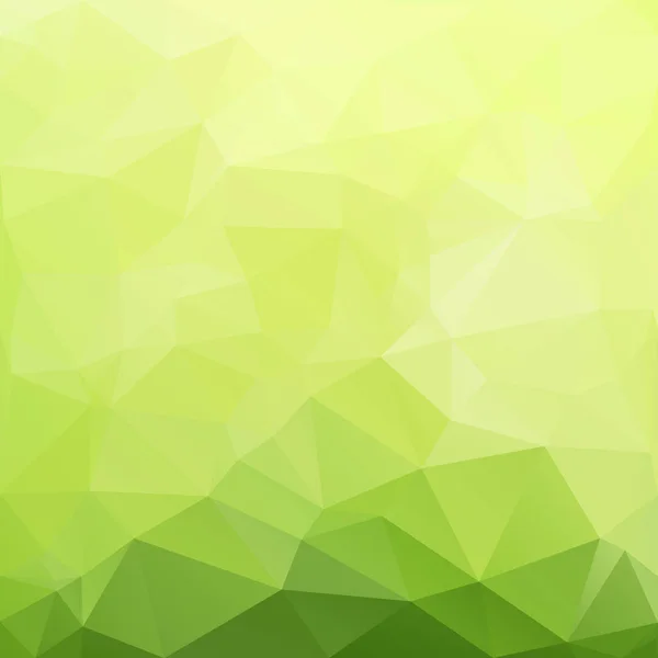 Zielone Polikonalne Tło Mozaiki Kreatywne Szablony Wzornictwa — Wektor stockowy