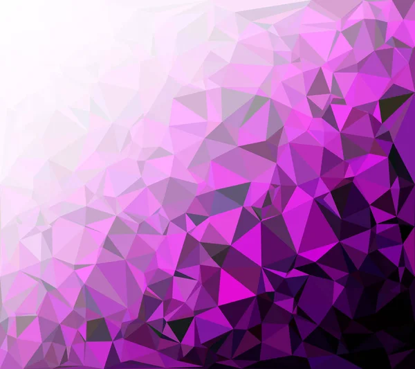 Fundo Mosaico Poligonal Roxo Modelos Design Criativo — Vetor de Stock