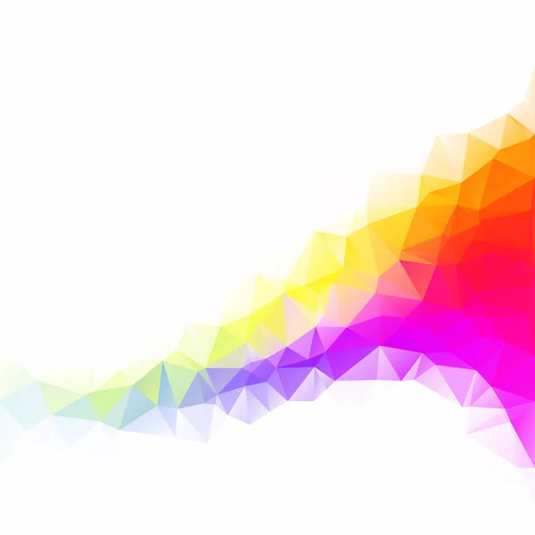 多彩的多边形马赛克背景 创意设计模板 — 图库矢量图片
