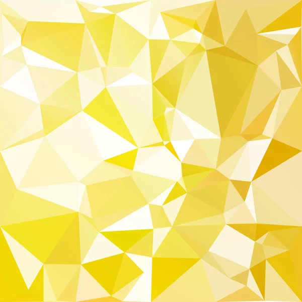 Fond Mosaïque Polygonale Jaune Modèles Conception Créative — Image vectorielle