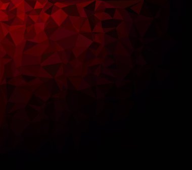 Kırmızı Çokgen Mozaik Arkaplan, Yaratıcı Tasarım Şablonları