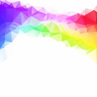 Renkli poligonal mozaik arka plan yaratıcı tasarım şablonları