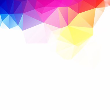 Renkli poligonal mozaik arka plan yaratıcı tasarım şablonları