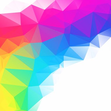 Renkli poligonal mozaik arka plan yaratıcı tasarım şablonları