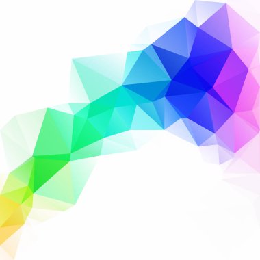 Renkli poligonal mozaik arka plan yaratıcı tasarım şablonları