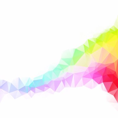 Renkli poligonal mozaik arka plan yaratıcı tasarım şablonları