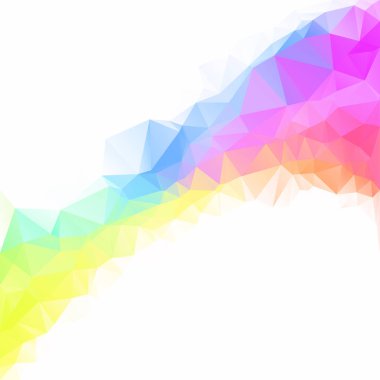 Renkli poligonal mozaik arka plan yaratıcı tasarım şablonları