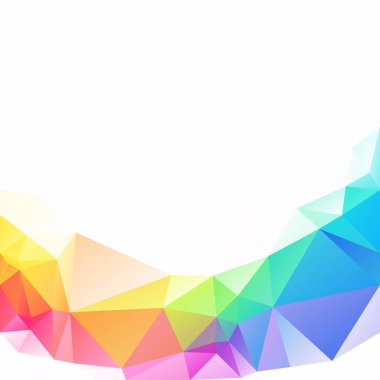 Renkli poligonal mozaik arka plan yaratıcı tasarım şablonları