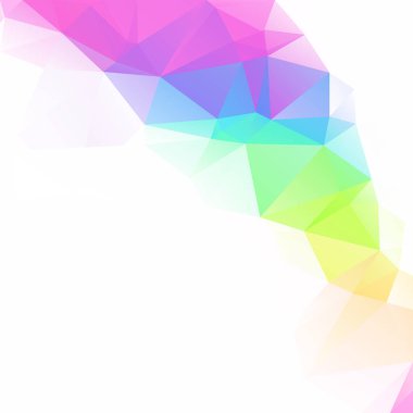 Renkli poligonal mozaik arka plan yaratıcı tasarım şablonları