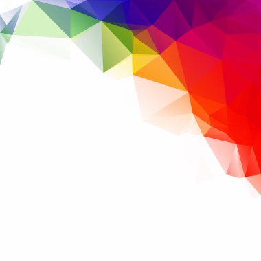 Renkli poligonal mozaik arka plan yaratıcı tasarım şablonları