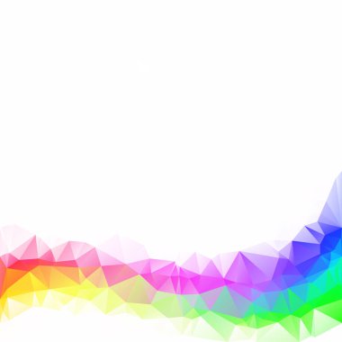 Renkli poligonal mozaik arka plan yaratıcı tasarım şablonları