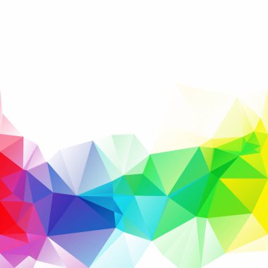Renkli poligonal mozaik arka plan yaratıcı tasarım şablonları