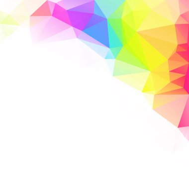 Renkli poligonal mozaik arka plan yaratıcı tasarım şablonları