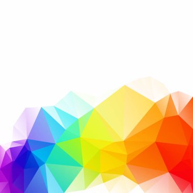 Renkli poligonal mozaik arka plan yaratıcı tasarım şablonları