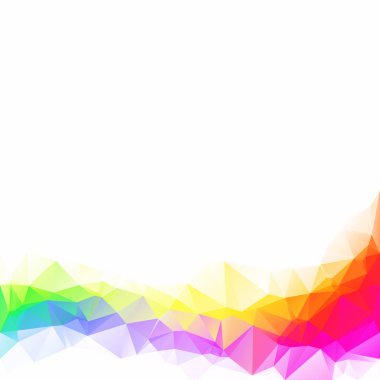 Renkli poligonal mozaik arka plan yaratıcı tasarım şablonları