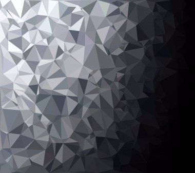 Gri Beyaz Çokgen Arkaplan, Yaratıcı Tasarım Şablonları