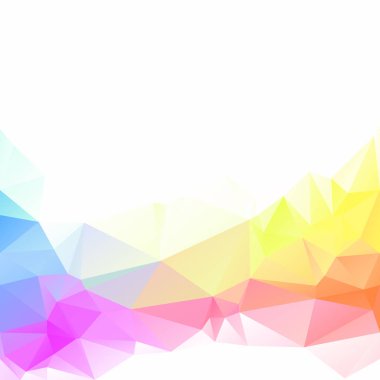 Renkli poligonal mozaik arka plan yaratıcı tasarım şablonları