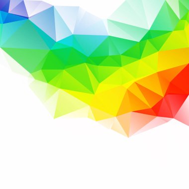 Renkli poligonal mozaik arka plan yaratıcı tasarım şablonları