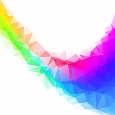 Renkli poligonal mozaik arka plan yaratıcı tasarım şablonları