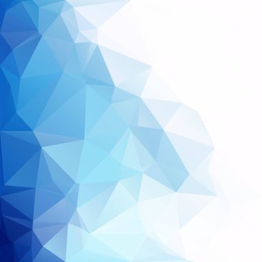 mavi çokgen mozaik arkaplan, yaratıcı tasarım şablonları