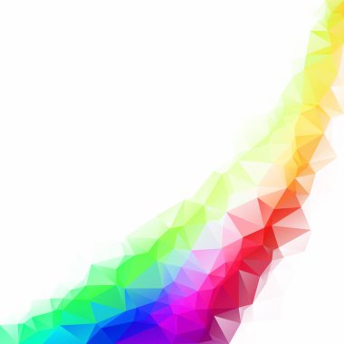 Renkli poligonal mozaik arka plan yaratıcı tasarım şablonları