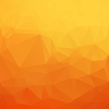 Turuncu poligonal mozaik arka plan yaratıcı tasarım şablonları