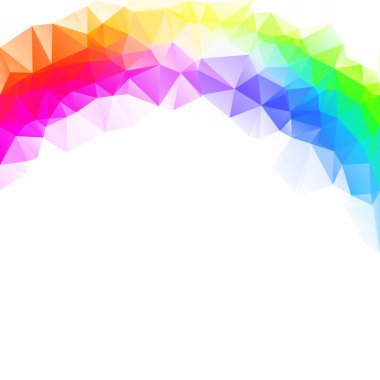 Renkli poligonal mozaik arka plan yaratıcı tasarım şablonları